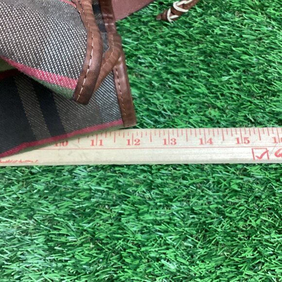 Vintage Heckathorn Plaid Bucket Bag - Picture 9 of 13